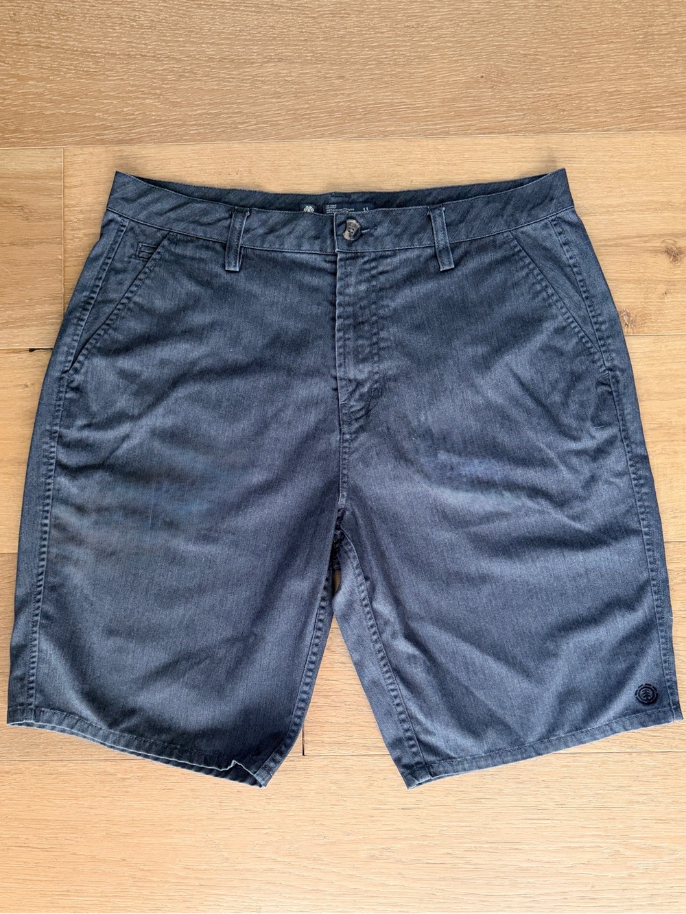 Element Skate Chino Shorts Men Size 33 Charcoal Gray Skateboarding